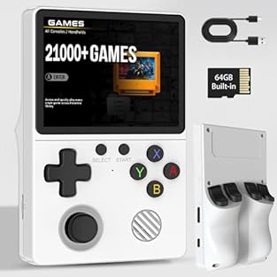 High-Performance Gaming, Smooth and Enjoyable: Powered by an open-source Linux system, this retro game console delivers stable and smooth performance. It supports over 30+ mainstream emulators and comes pre-installed with 20,000+ classic games. With ...