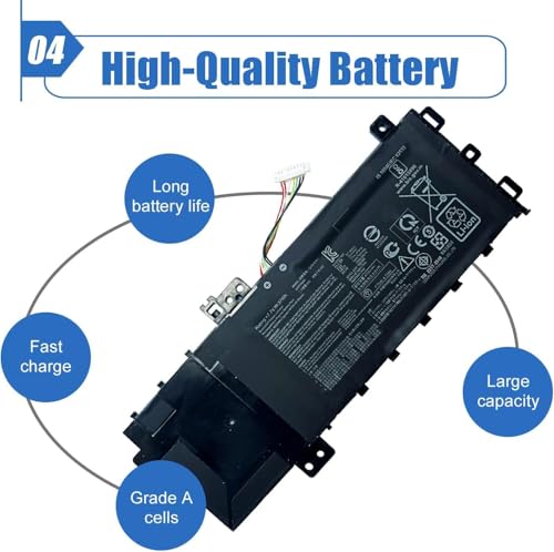 Image of C21N1818-1 Laptop Battery for ASUS VivoBook 15 F512FA F512DA X512JA F512FB F512FJ F512FL F512UA X512FJ X512FL X512JF X512JP X512DK R564JA S512DK S512FA Series 0B200-03190800 2ICP7 /54 /83