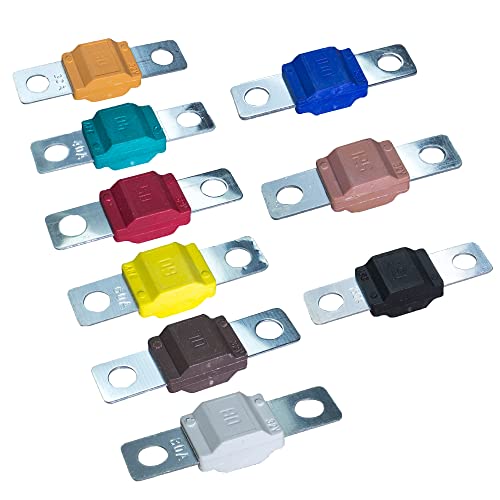 Fusibles midi de alta corriente 30A a 100A para automoción en pack de 10 unidades