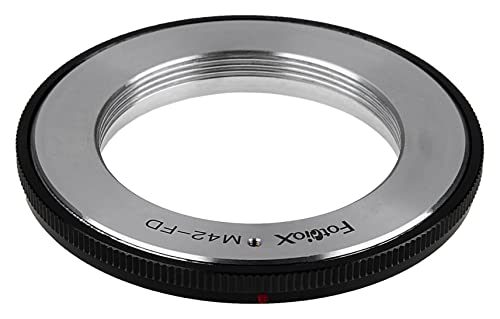 Adaptador de montura de lente Fotodiox Pro - Compatible con lentes M42 (rosca de 42 mm x 1) para cámaras réflex de 35 mm Canon FD y FL miniatura 1