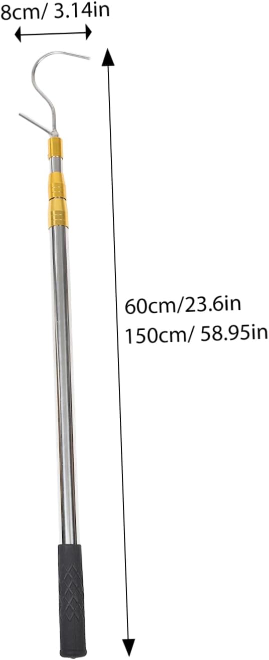 Rv Awning Telescoping Pole Hook Portable for Easy and Storage for Camping and Outdoor Use