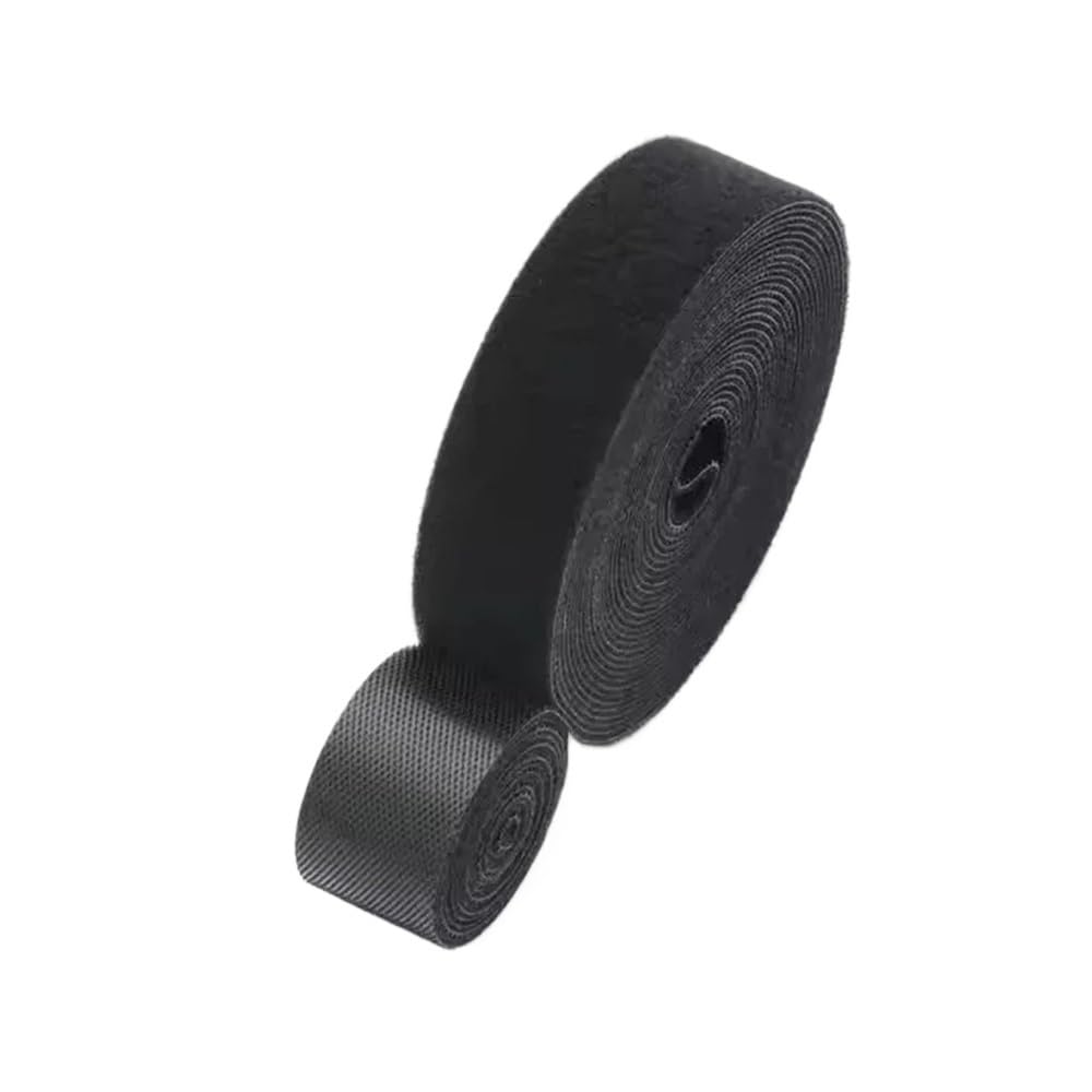 Sunrrafck Black 1Pc Cable Organizer Usb Loop Tape Management Protector Winder Cord For Mouse Earphone Wire Ties Organizador(,1M)