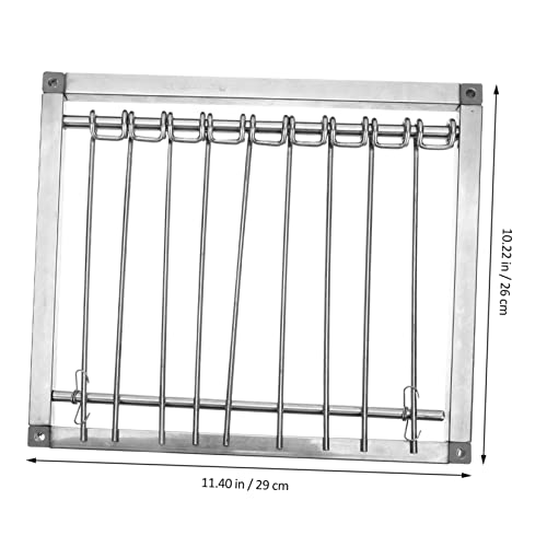 POPETPOP 2 Stücke Taubenzucht Tür Vögel Fang Bar Loft Metall Taubentür Eingangstür Metalltür Vogelkäfig Taubeneingang… – Bild 6