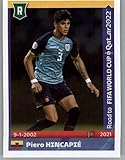 2021 Panini Stickers: Road to FIFA World Cup Qatar 2022#171 Piero Hincapie Ecuador Soccer Mini Sticker Trading Card