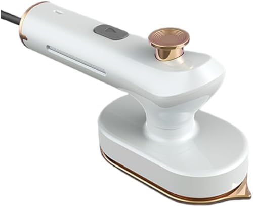 DAUTAI Vaporizador de ropa de mano, plancha de vapor portátil de viaje, planchado vertical y horizontal, removedor de arrugas de tela 2 en 1 y