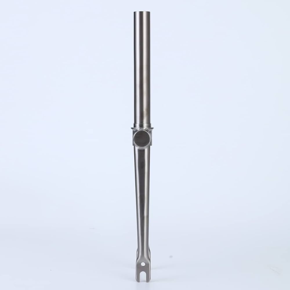 パナソニック　トレンクル6500 純正チタン製フロントフォークとヘッドパーツ パナソニック トレンクル6500 純正チタン製フロントフォークと