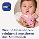 MAM Oral Care Rabbit für Baby’s erste Mundhygiene, sanfte Zahnpflege mit weichem Mikrofaser-Material, Babys an die tägliche Mundreinigung gewöhnen, ab 0+ Monate, rosa