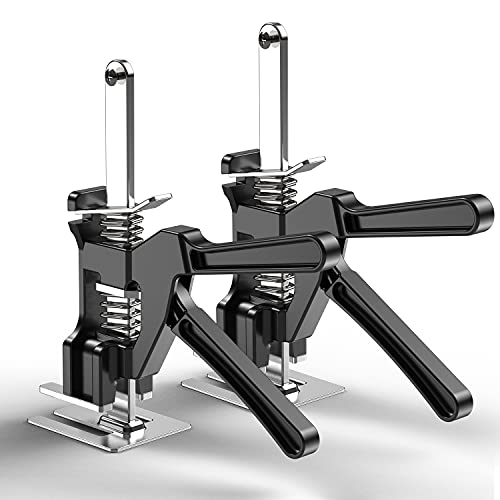 Labor Saving Arm Jack 2Packs Effort Elevator Door Panel Lifting Cabinet Jack,Drywall Lift Up to 308 Lb, Board Lifter, Wall Tile Height Adjuster furniture jack