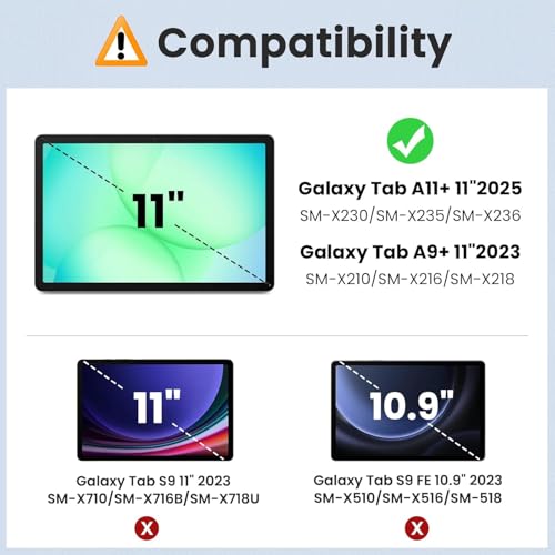 Image of Matte Screen Guard Compatible With Samsung Galaxy Tab A11 Plus / A11+ / A9 Plus / A9+ (11 inch Inch Tablet) Flexible Anti Glare Matte Screenguard Not a Tempered Glass Screen Protector