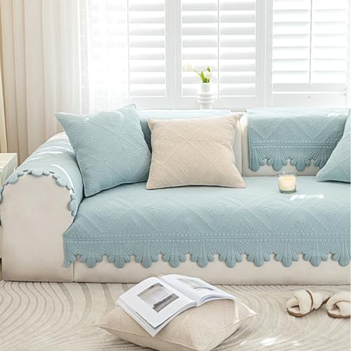 Protector de muebles de felpa para solucionar el desgaste de sofás de 2 y 3 plazas 4