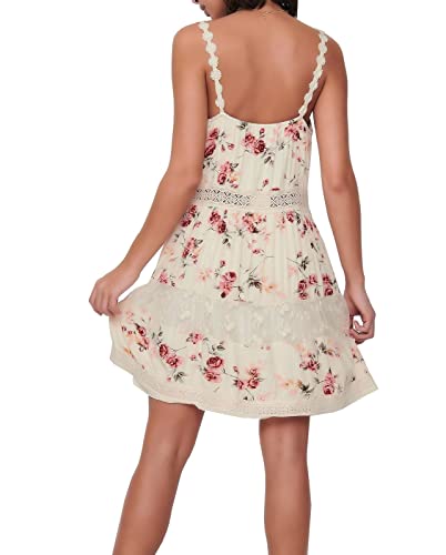 Only-Onlkarmen-Anne-Life-SL-Short-Dress-Wvn-Noos-Vestido-para-Mujer