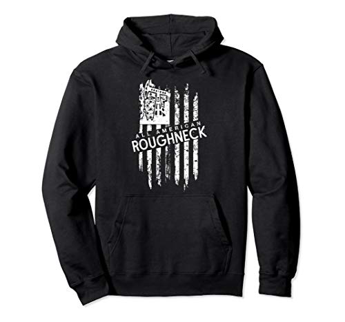 All American Roughneck American Flag Oilfield Pullover Hoodie