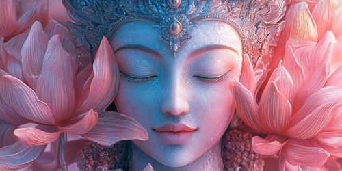 Kit d'art diamant fleurs de Bodhisattva, cadeau idéal pour adultes