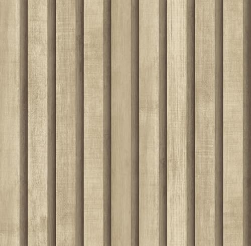 Sanders & Sanders papier peint tasseaux de bois beige 53 cm x 10 m