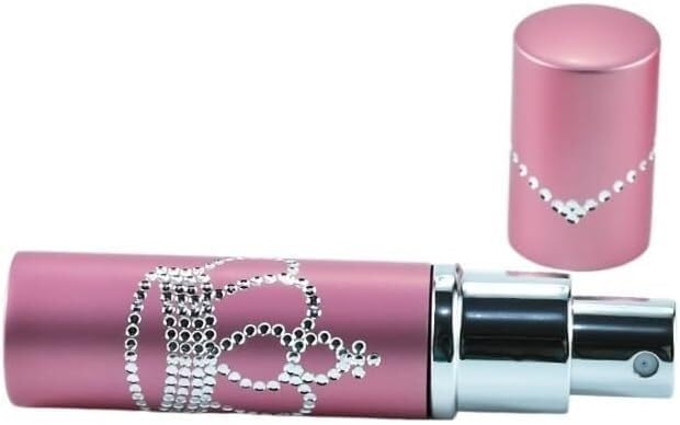 Mini Bottiglie di Profumo da Viaggio, Atomizzatore di Profumo 2PCS 10ML Bottiglia di Profumo Vuota Flacone Spray in Metallo, Contenitore di Imballaggio da Viaggio Portatile Ricaricabile Ricaricabile (