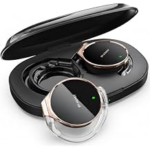 Over Era Open Ear Headphones,46-Hour Call Time,Ear Cuff Headphones with mic, Air Conduction Sports Headset with Earhook,Pair 2 Devices