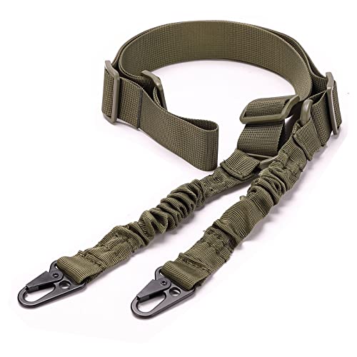 Ratulie 2 Point Sling Quick Adjust Qd Rifle Sling Rifle Strap With Shoulder Pad And Rifle Sling Mount Shotgun Rifle Slings Tactical With 2 Pcs Qd Sling Mount Swivels And 1Pcs D Ring Loop #TOP1