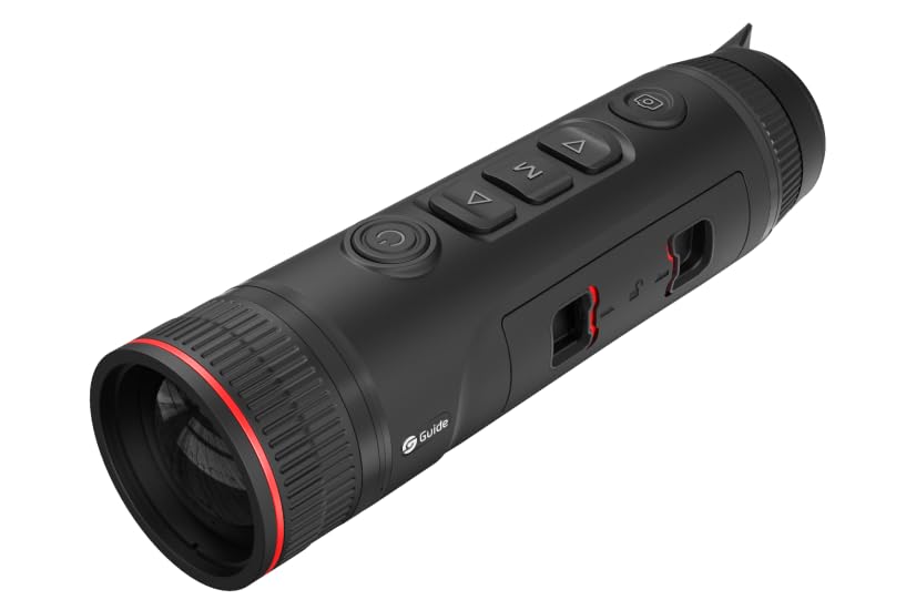 GUIDE Sensmart TJ650 - Dispositivo termográfico (sensor VOx 640 x 512, objetivo de 50 mm, pantalla AMOLED 1920 x 1080, distancia de detección de 2600 m), color negro