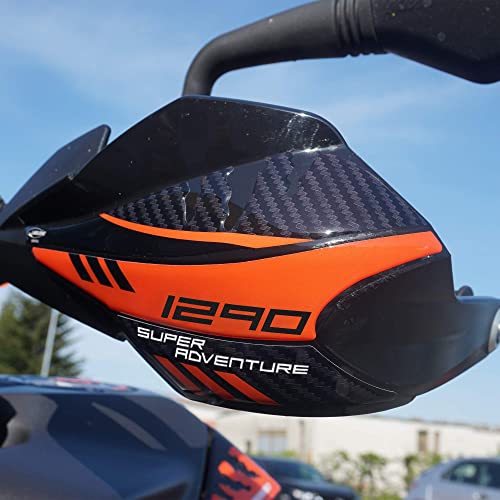 labelbike - 3D Resin Stickers Motorcycle Decorations and Protections HandProtections Compatible with KTM 1290 Super Adventure 2016-2020