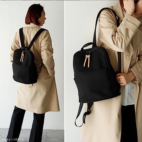 Gratante] Nylon Multifunctional Backpack Women's Commuting Backpack abb-g0007 (black)3