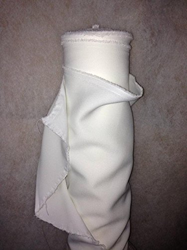 Tissu Burlington blanc infroissable en rouleau de 50m CREADETEX pour nappe et vêtement