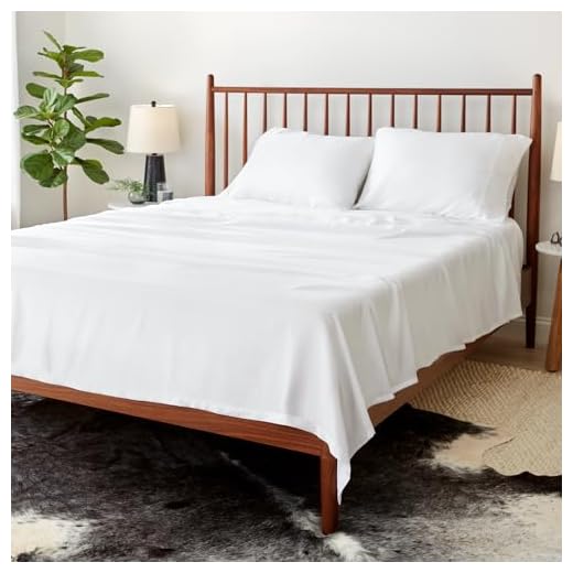 SHEEX Arctic Aire Max Sheet Set with 2 Pillowcases, 100% Tencel Lyocell Sateen with CoolX Technology (King, White)