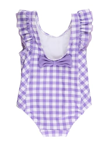 Image of RuffleButts Baby /Toddler Girls Ruffle Strap One Piece Swimsuit w /UPF 50+ Sun Protection