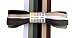 Fold Over Elastic Neutral Set of 9 or 18 Yards: 1 1/2 or 3 Yards Each of 6 Colors: White, Tan, Brown, Gray, Charcoal and Black FOE 5/8" Wide; (9 Yards: 1 1/2 Yards of Each Color)