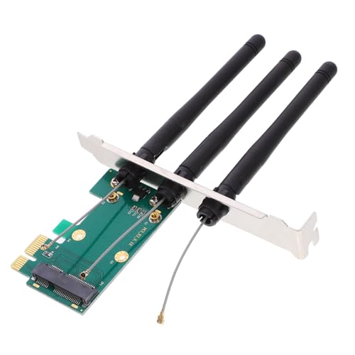 HOMSFOU Tarjeta Adaptadora De Escritorio Tarjeta Inalámbrica Convertidor De Tarjeta De Red Inalámbrica Adaptador para Tarjeta WiFi Parte De La Computadora Tarjeta De Circuito Impreso