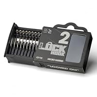 Lockhaken - Widerhaken & Widerhaken - Größen 2, 4, 6, 8 - Aggressiver Kurvenhaken mit Nadelspitze - Starker geschmiedeter Stahl - Ideal für Rigs, Bodenköder & Wafer (Barbed, 2) – Ansicht 1