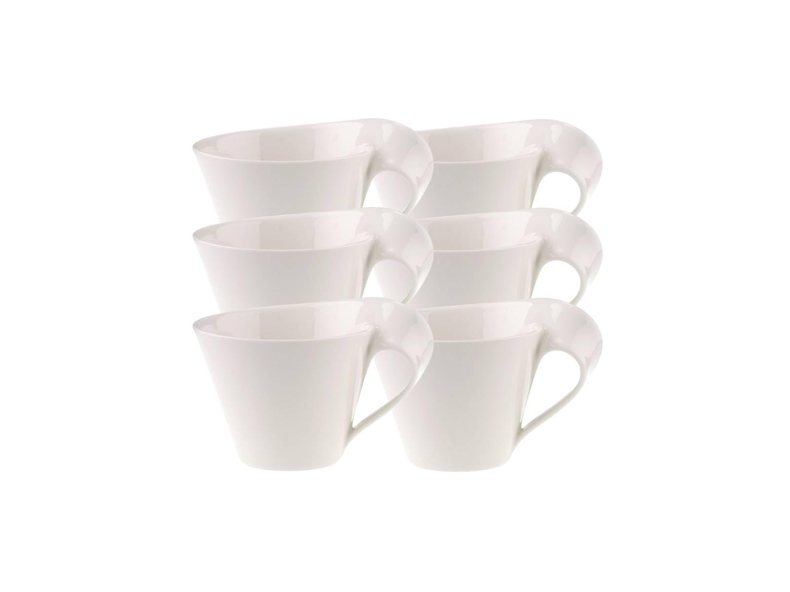 Cappuccino Tea Coffee Mugs x 6  - Villeroy & Boch 400ml Cups