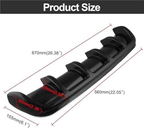 Aileron de pare-chocs anti-rayures pour Subaru Outback - 6