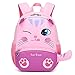 PROTAURI Mochilas para Niños - Niñas Bolsa para la Escuela Dibujos Animados Animales Mochila Infantil Viaje Mochila para Guardería Preescolar Primaria Viajar(2-6 años de Edad)