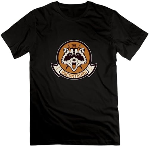 Photo de Men's The Raconteurs T-Shirt T-Shirt Men Round Neck Clothing Black XXL