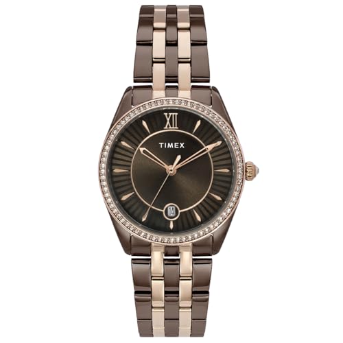 Image of TIMEX Analog Watch for Woman with Round Dial & Water Resistant Women's Wrist Watches