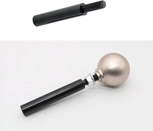 Miniatura 6 de 1 extensor de perilla de palanca de cambios de automóvil de 2.9 pulgadas, palanca de cambios de metal duradera con rosca, cabezal de cambio elevado