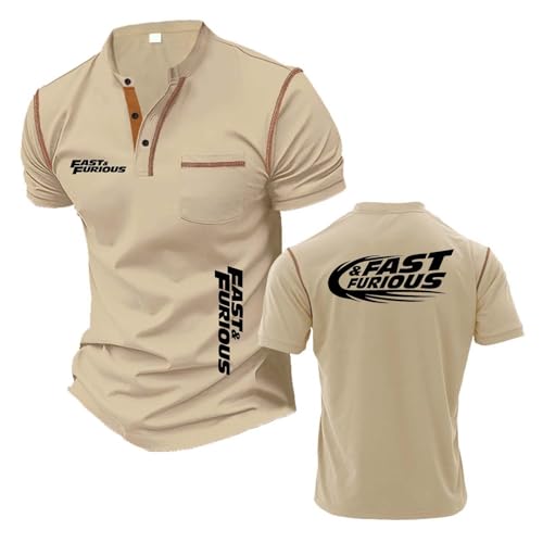 T-Shirt Henley homme pour l'entraînement et la détente, un confort sportswear unique