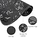 YEOUMIAR Grounding Mat Printed, 11.8 * 23.6 Universal Conductive Grounding mat for Bed, Earth Mat Grounding Pad for Better Sleep, Reduce Anxiety, Feet and Back Pain, Inflammation, Headache Relief