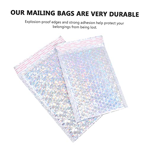 Operitacx Saco bolha de filme de alumínio, 50 peças, envelopes coloridos, sacos de embalagem, sacos