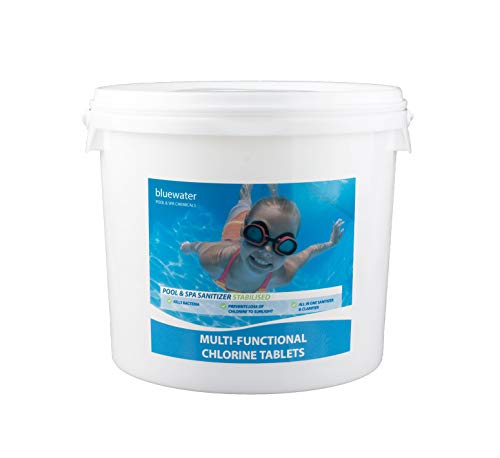 Bluewater 5kg Multifunctional Chlorine Tablets 200g Swimming Pool Chemicals by PoolShopUK