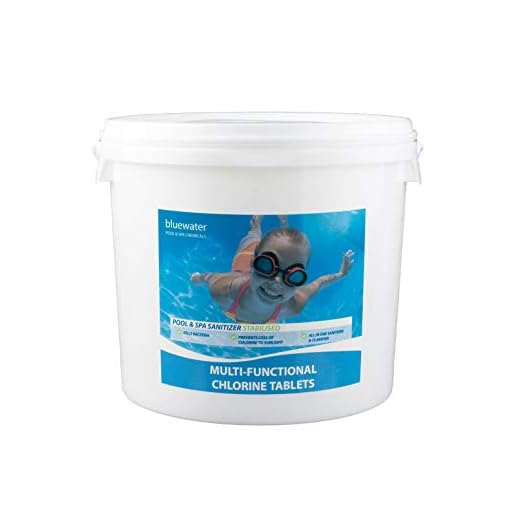 Bluewater 5kg Multifunctional Chlorine Tablets 200g Swimming Pool Chemicals by PoolShopUK