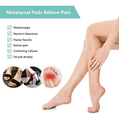 LEEQ Cuscinetto per piedi metatarsali - 8Pcs