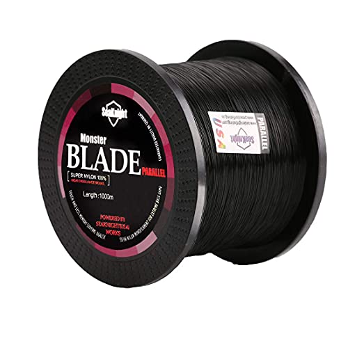 SeaKnight Blade Monofilament Fishing Line, 547Yds/ 1094Yds Japanese Material, High-Abrasion Resistance, Low-Ductility and Memory, Nylon Monofilament Line, for Fresh and Salt Water 2-35LB