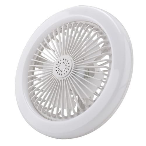 Ventilateur de plafond E27 avec lumières orientable fermé - 5