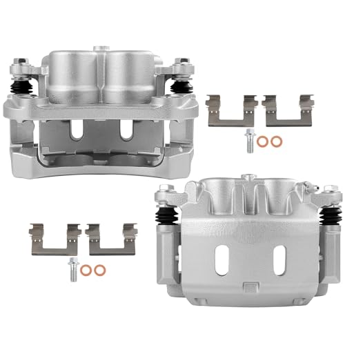 Image of SCITOO - Front Disc Brake Calipers Assembly w /Bracket For INFINITI,For Nissan Models - For Armada 2006-2015 2017-2024,For QX56 2007-2013,For QX80 2014-2023,For TITAN 2008-2015 2017-24 19B3339 19B3338