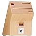 Produktbild WMF Messerblock ohne Messer, unbestückt, Holz, Buchenholz leer, für 3 Messer, 1 Wetzstahl