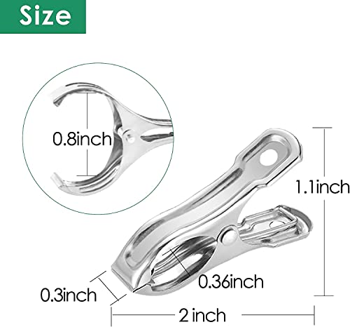 40 PCS Garden Clips, Greenhouse Clamps Made of Stainless Steel - Image 4
