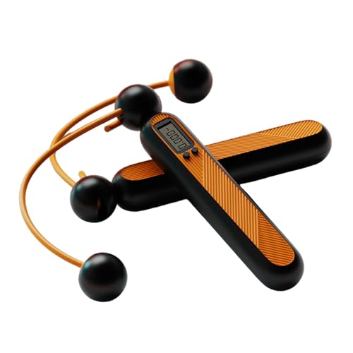 Cuerdas de saltar con contador y pantalla LCD para fitness para mujeres y hombres, entusiastas del fitness, ejercicio en casa y gimnasio