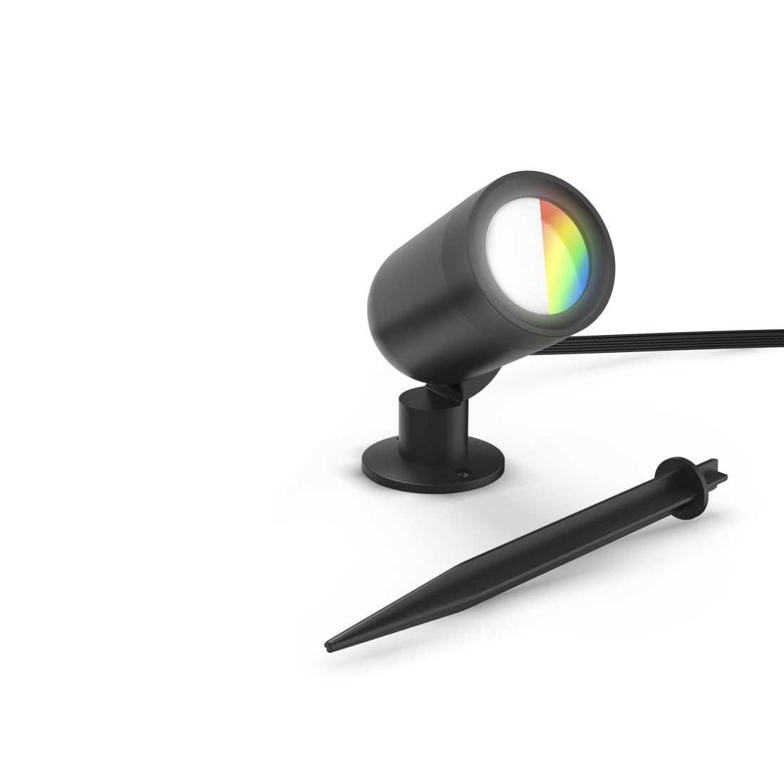 Hama Gartenleuchte WLAN, Erweiterung Gartenstrahler + Erdspieß, IP65