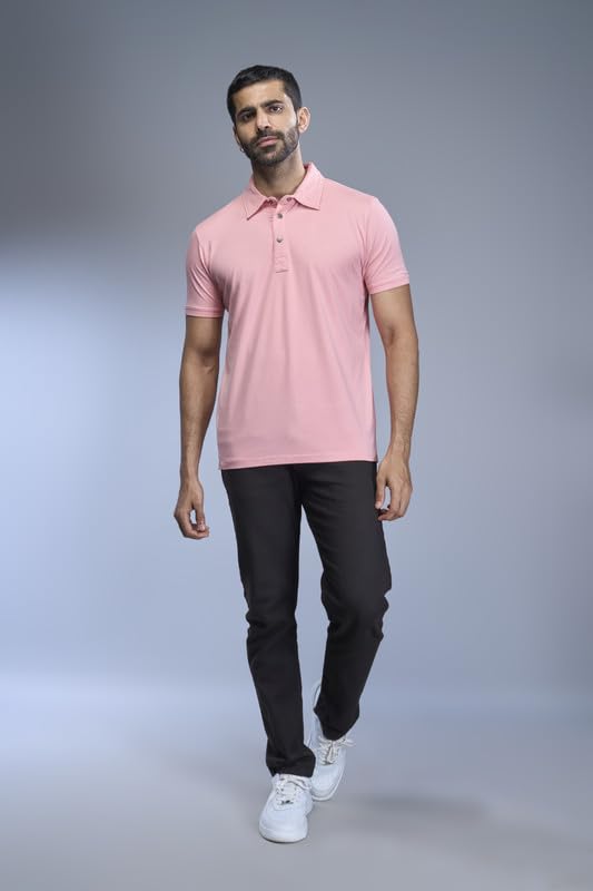 Image of Interwove Bamboo Knitted Polo T-Shirt